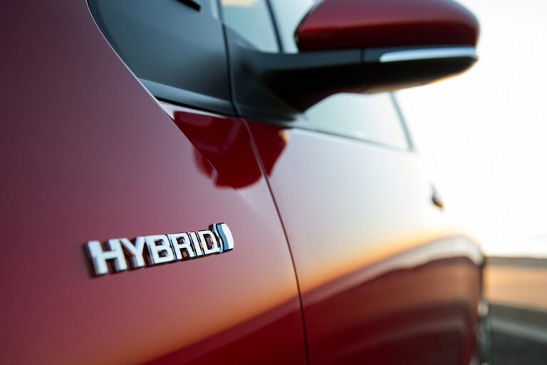 Hybrid Car Badge Side Jpg