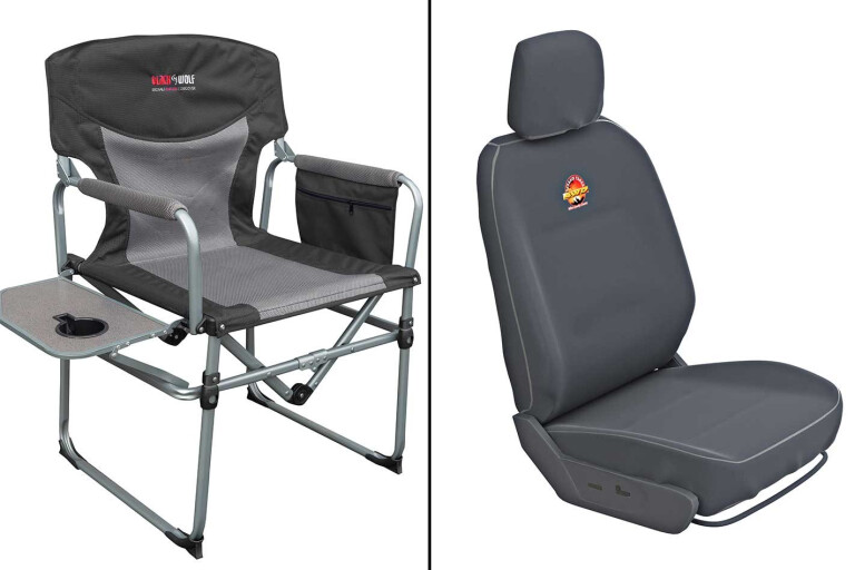 Terrain Tamer seat cover and BlackWolf Compact Directors Chair