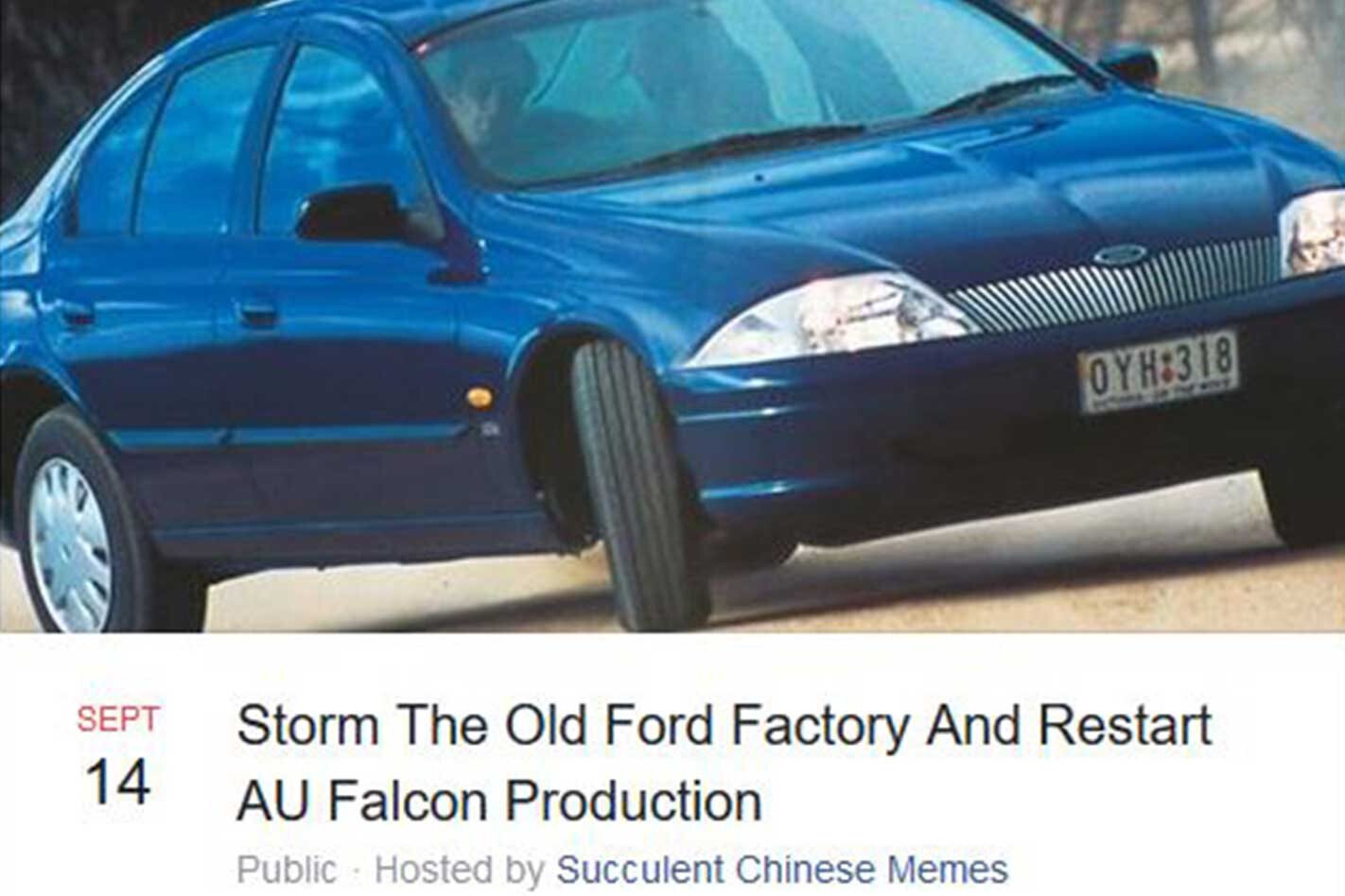 ‘Restart AU Falcon Production’ Facebook event gains massive attention