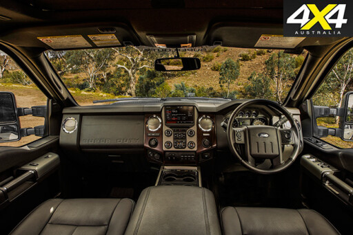 Ford f-250 interior