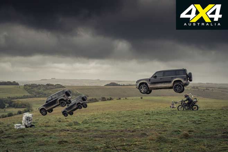 Land Rover Bond Themed Commercial Jump Jpg