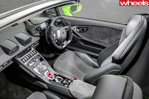 Lamborghini -Huracan -Spyder -interior