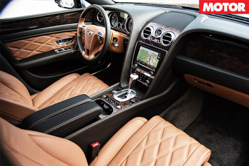 Bentley continental flying spur interior