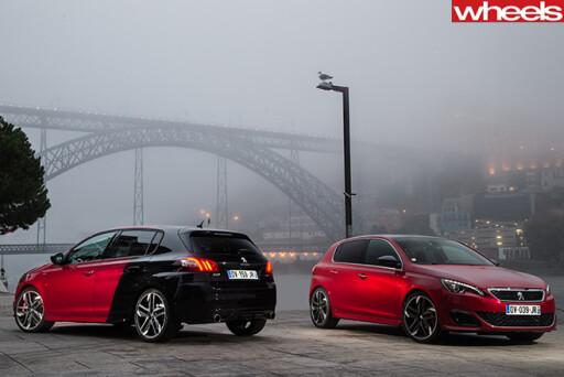 Peugeot -308-Gti -front -and -rear