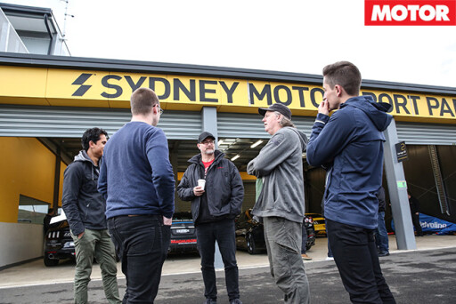 The crew at Sydney Motorsport Park
