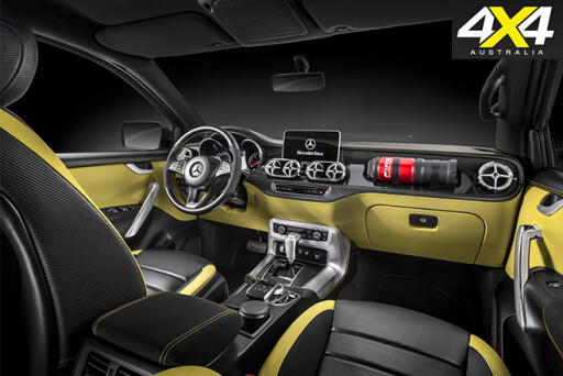 Mercedes-Benz unveils X-Class Pick -up interior