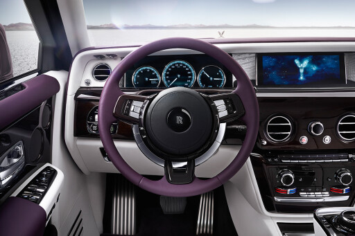 2018 Rolls Royce Phantom steering wheel