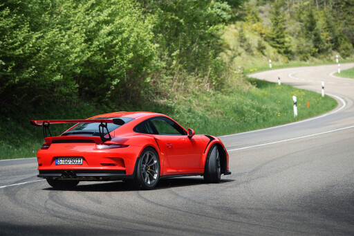 Porsche 911 GT3 RS drifting