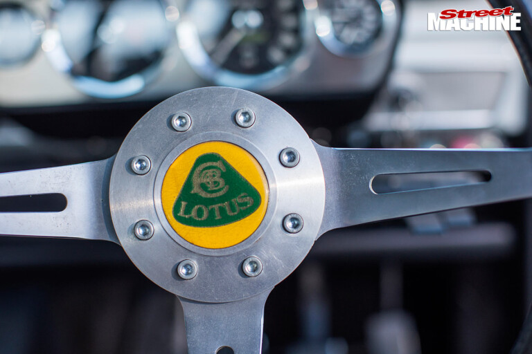 Lotus steering wheel