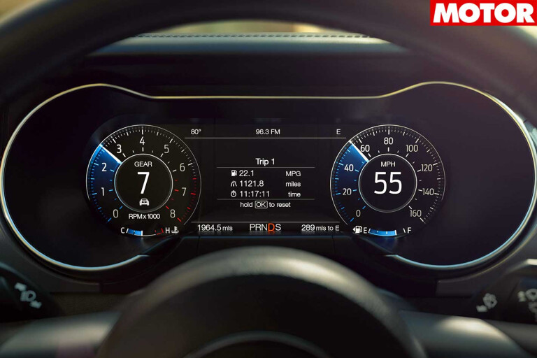 2018 Ford Mustang Pricing And Specs Instrument Cluster Jpg