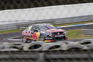 Craig Lowndes V8 Supercar Red Bull Racing test drive