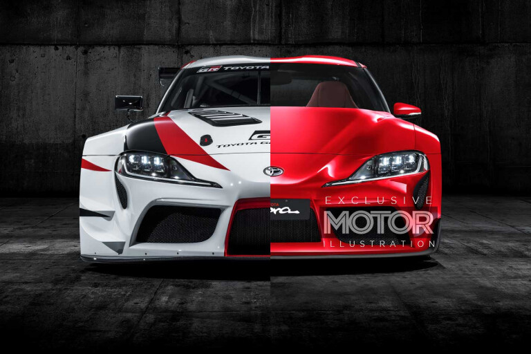 2019 Toyota Supra Race Concept Road Car Render Jpg