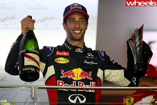 Daniel -Ricciardo -celebrating -after -Singapore -GP