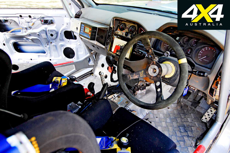 2008 Safari Rally Mitsubishi Pajero Interior Jpg