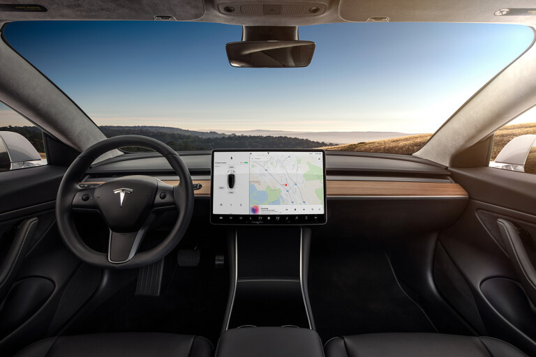 Tesla Model 3 Interior Dashboard Jpg