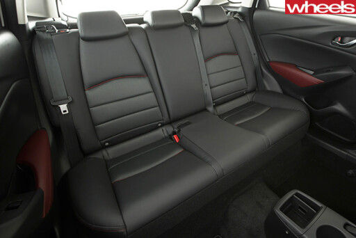 Mazda -CX-3-rear -seats