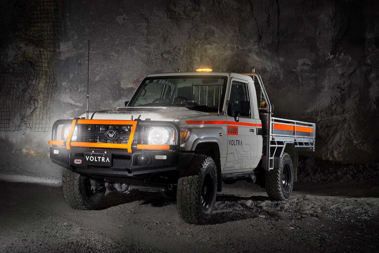 The all-electric Volterra E Cruiser cuts emissions mining sites.