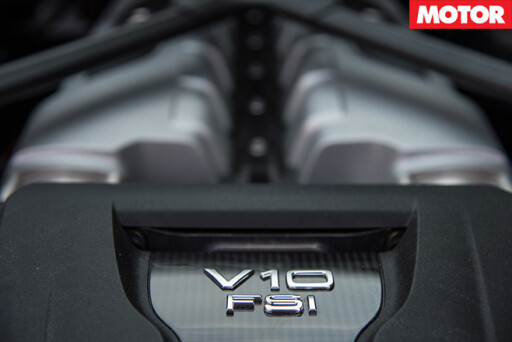 Audi r8 v10 plus engine