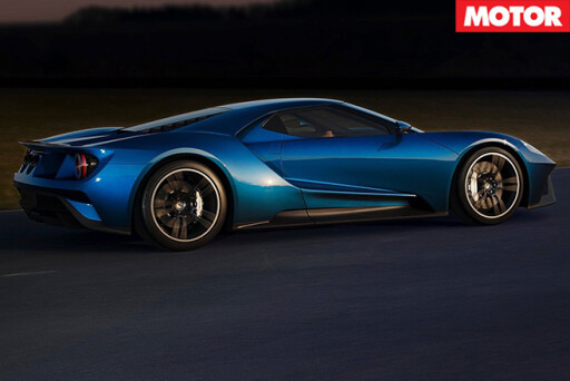Ford GT driving