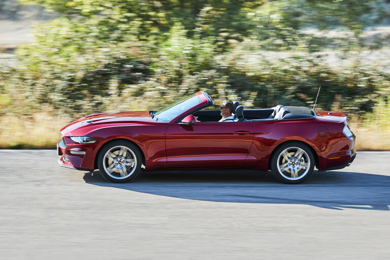 Ford Mustang Convertible Side Jpg