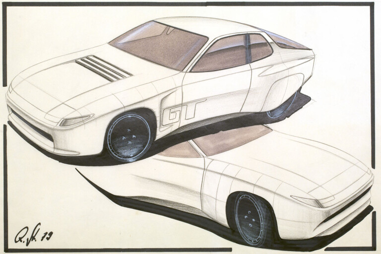 Porsche 924 GT drawings