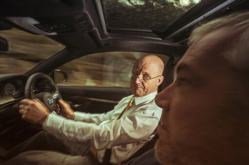 David Leyonhjelm driving