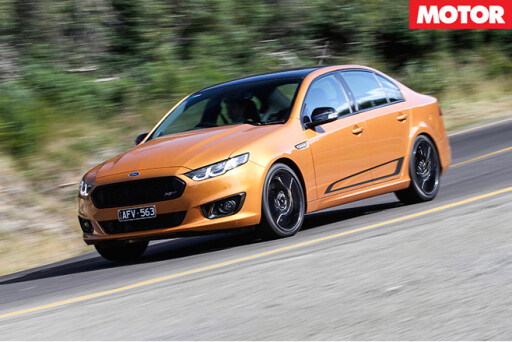 Ford Falcon XR8 Sprint driving fast