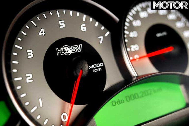 HSV Coupe 4 Used Car Buyers Guide Odometer Jpg