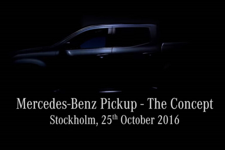 Mercedes-Benz teases its pickup "The Concept"