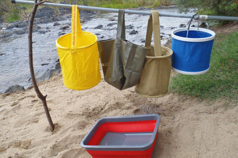 Product test: Collapsible buckets
