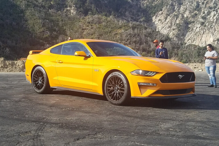 2018 Ford Mustang GT encountered pre launch
