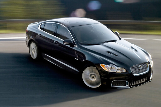 2009 Jaguar XF-R black sedan