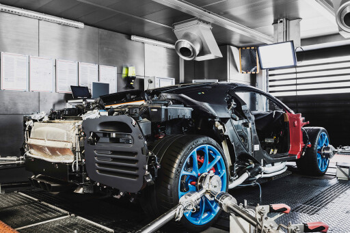 Bugatti factory car build