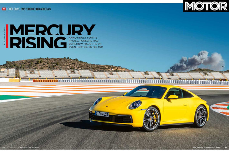 MOTOR Magazine March 2019 Issue Porsche 911 992 Carrera S Jpg