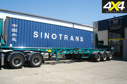 Distribution trucks