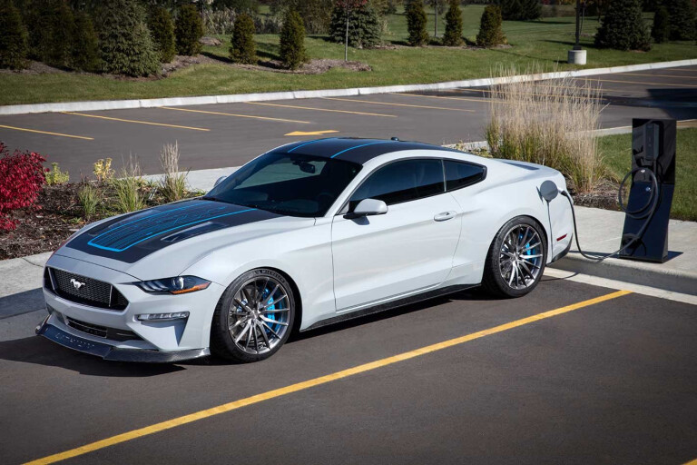 All-electric six-speed manual Ford Mustang unveiled SEMA 2019
