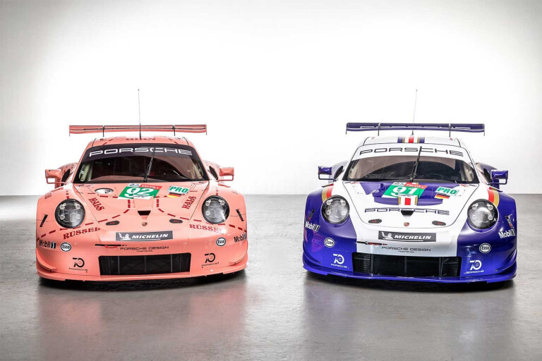 Porsche 911 RSRs to wear legendary liveries at Le Mans