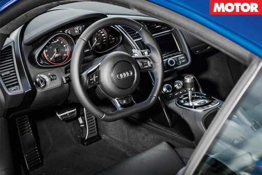 Audi R8 LMX interior