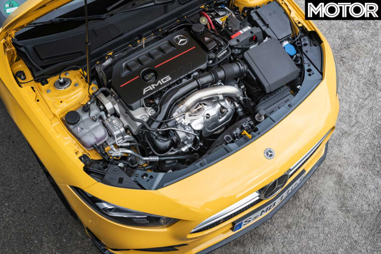 2019 Mercedes Benz A 35 AMG Engine Jpg
