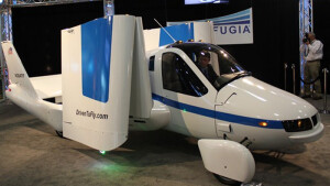 Terrafugia Transition flying car shown in New York