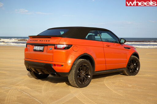 Range -Rover -Evoque -convertible -roof -up