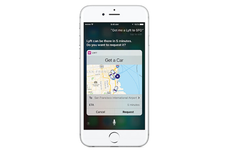 Apple iPhone - Siri uses Lyft