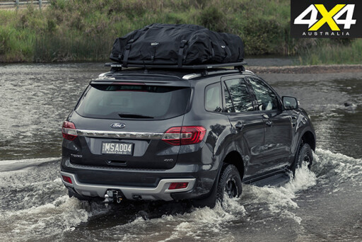 MSA 4X4 Ford Everest rear water driving
