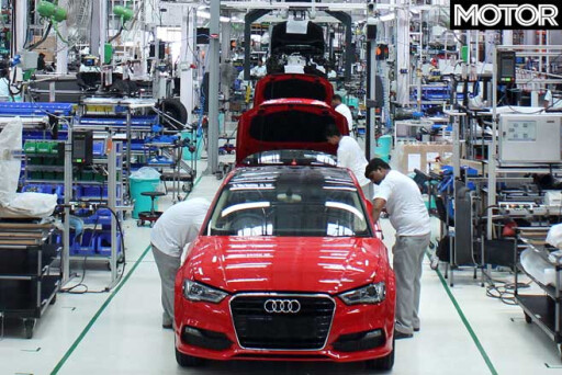 Audi production in Aurangabad
