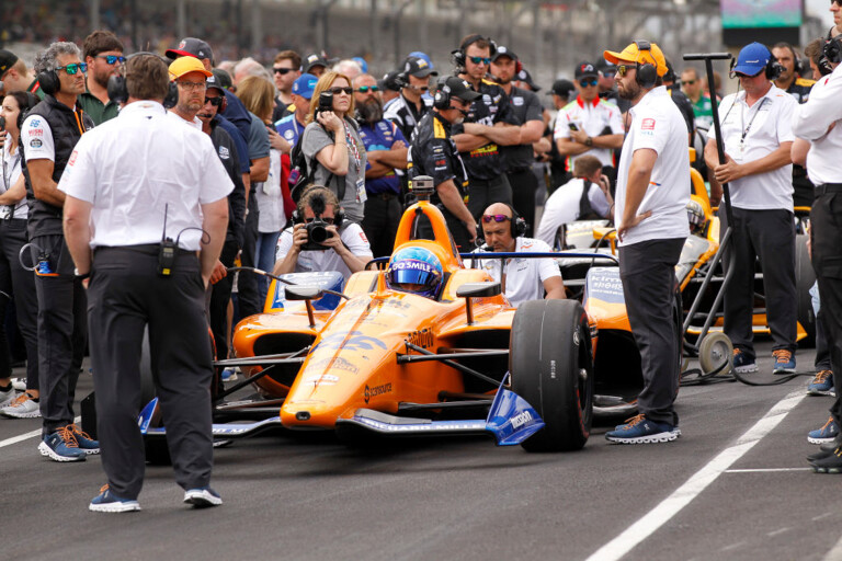 Fernando Alonso 2019 Indy 500 qualifying