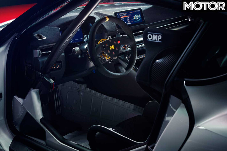 Toyota GR Supra GT4 interior