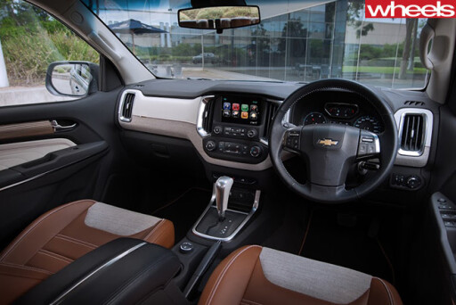 Chevrolet -Trailblazer -interior -front -seats