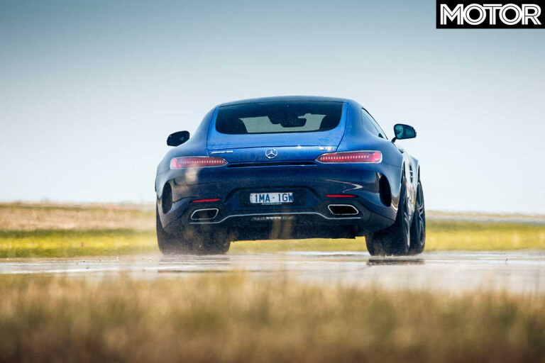 Performance Car Of The Year 2019 7th Place Mercedes AMG GT C Rear Track Test Jpg