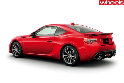 Red -Toyota -86-rear -side-
