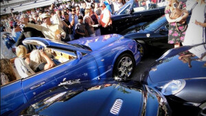 Blonde crashed her $370 Bentley into a Merc, Porsche, Ferrari and Aston Martin